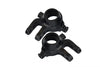 Traxxas Slash 4X4 / Stampede 4X4 VXL / Deegan 38 Fiesta ST Rally Aluminum Front Knuckle Arm - 1Pr Set Black