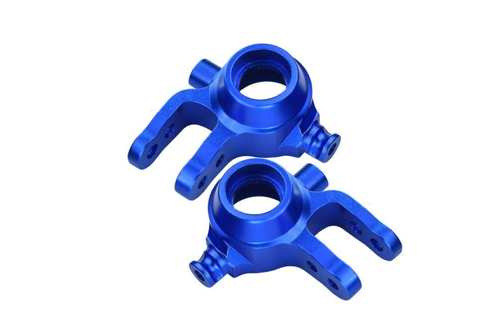 Traxxas Slash 4X4 / Stampede 4X4 VXL / Deegan 38 Fiesta ST Rally Aluminum Front Knuckle Arm - 1Pr Set Blue