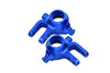Traxxas Slash 4X4 / Stampede 4X4 VXL / Deegan 38 Fiesta ST Rally Aluminum Front Knuckle Arm - 1Pr Set Blue