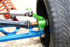 Traxxas Slash 4X4 / Stampede 4X4 / Hoss 4X4 / Deegan 38 Fiesta Aluminum Rear Knuckle Arm - 1Pr Set Green