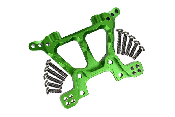 Traxxas Slash 4X4 / Stampede 4X4 VXL / Deegan 38 Fiesta ST Rally Aluminum Front Shock Tower - 1Pc Green