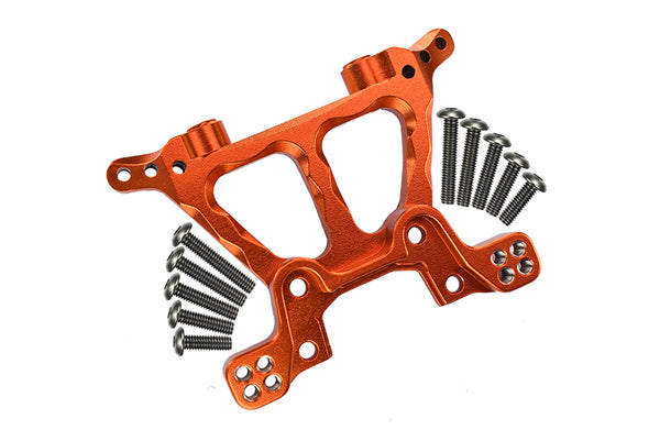 Traxxas Slash 4X4 / Stampede 4X4 VXL / Deegan 38 Fiesta ST Rally Aluminum Front Shock Tower - 1Pc Orange