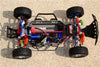 Traxxas Slash 4x4 Low-CG Version Aluminum Front/Rear Body Post Mount - 1Pc Set Blue