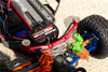 Traxxas Slash 4x4 Low-CG Version Aluminum Front/Rear Body Post Mount - 1Pc Set Orange