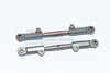 Traxxas Slash 4X4 & Stampede VXL Aluminum Front Adjustable Upper Arm - 1Pr Gray Silver