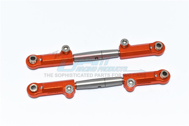 Traxxas Slash 4X4 & Stampede 4X4 VXL Aluminum Front Adjustable Upper Arm - 1Pr Orange