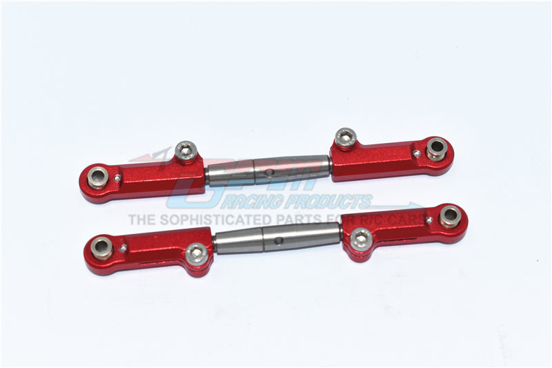 Traxxas Slash 4X4 & Stampede 4X4 VXL Aluminum Front Adjustable Upper Arm - 1Pr Red