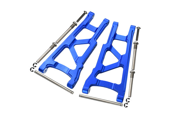 Traxxas Slash 4X4 / Stampede 4X4 VXL / Rustler 4X4 VXL Aluminum Front/Rear Lower Arm - 1Pr Set Blue