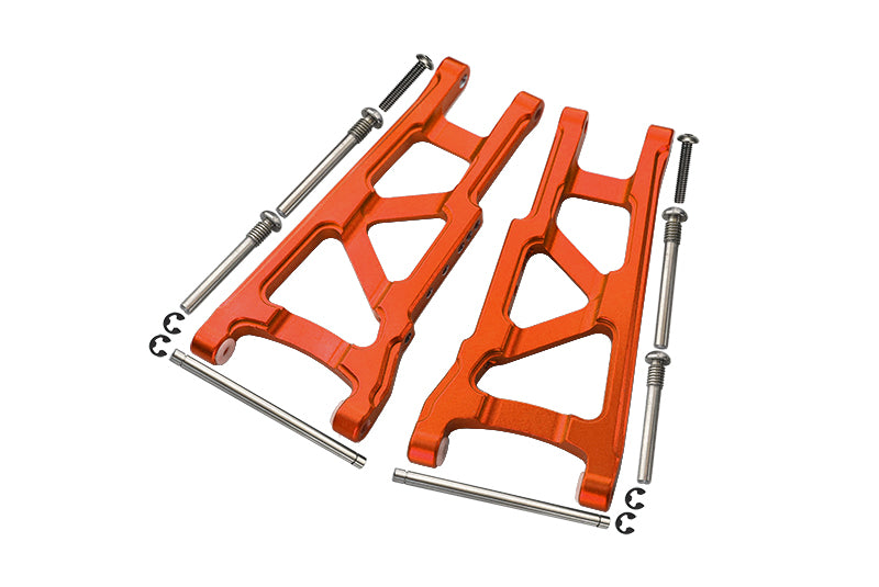 GPM Aluminum Steering Assembly With Bearings For Traxxas Slash 4X4, Stampede 4X4, Rustler 4X4, Hoss 4X4 - Black