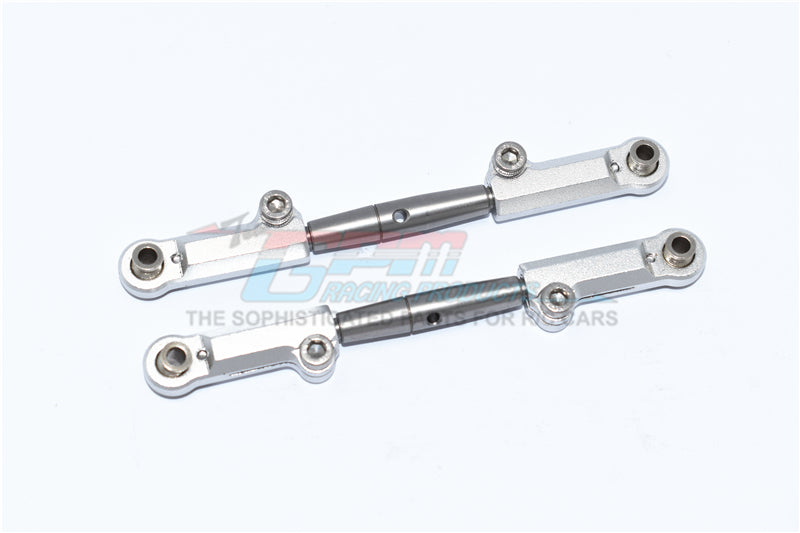 Traxxas Slash 4X4 & Stampede 4X4 VXL Aluminum Rear Adjustable Upper Arm - 1 Pr Silver