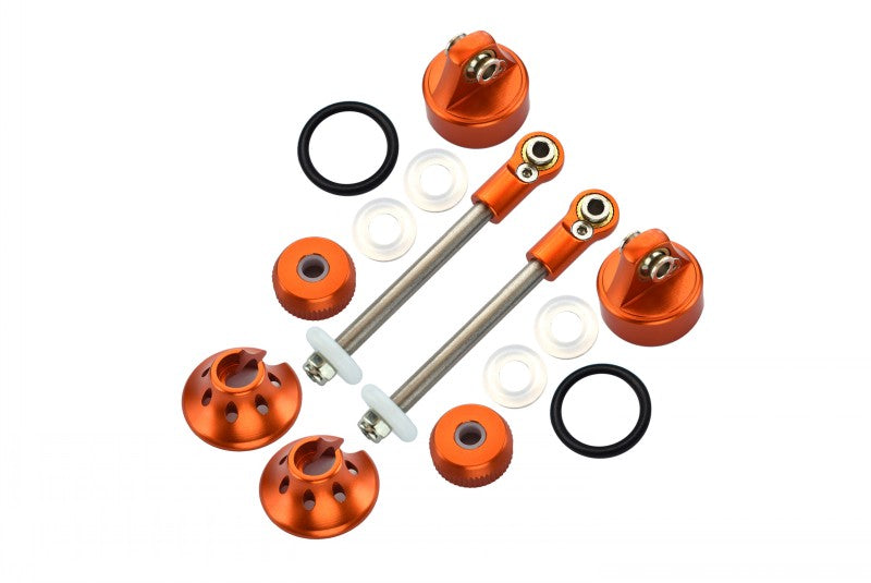 Aluminum Rebuild Kit For GPM Optional Front Damper #SLA087F - 14Pc Set Orange