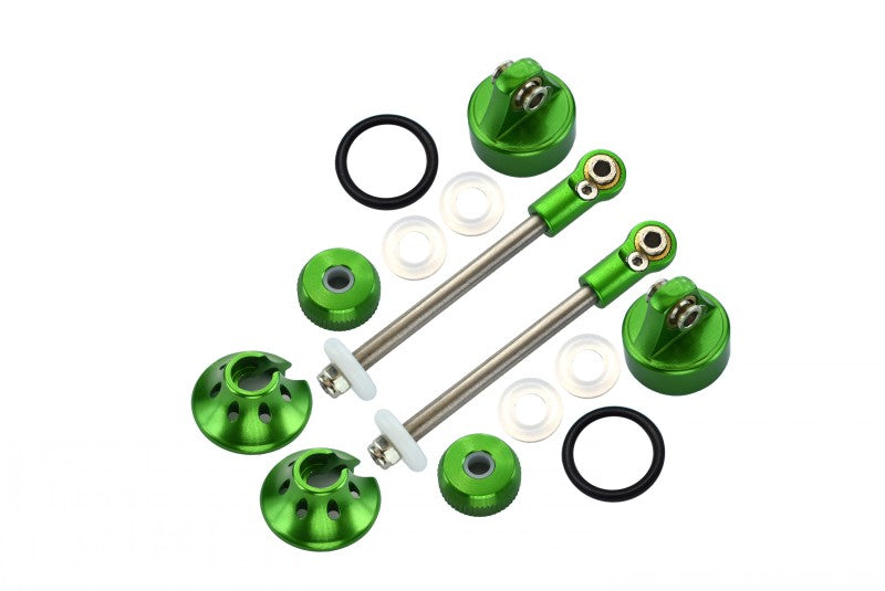 Aluminum Alloy Rebuild Kit For GPM Optional Rear Damper #SLA102R - 14Pc Set Green