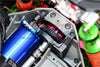 Traxxas Slash 4x4 Low-CG Version Aluminum Gear Adapter With Steel 32 Pitch 56T Spur Gear & 14T Motor Gear - 1 Set Blue