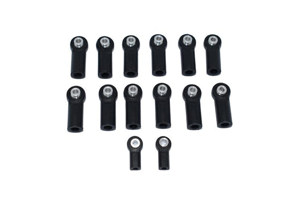 Plastic Ball Ends For GPM Optional Turnbuckles Item# SLA160P For Traxxas Slash 4X4 & Telluride 4X4 – 14Pc Set Black