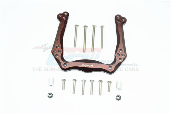 Traxxas Slash Pro 2WD Short-Course Truck Aluminum Adjustable Front Damper Mount - 1Pc Set Brown