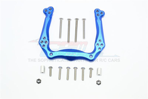 Traxxas Slash Pro 2WD Short-Course Truck Aluminum Adjustable Front Damper Mount - 1Pc Set Blue