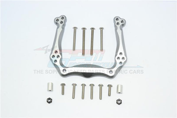 Traxxas Slash Pro 2WD Short-Course Truck Aluminum Adjustable Front Damper Mount - 1Pc Set Gray Silver