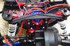 Traxxas Slash Pro 2WD Short-Course Truck Aluminum Adjustable Rear Damper Mount - 1Pc Set Red