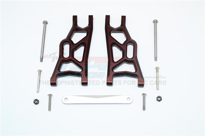 Traxxas Slash Pro 2WD Short-Course Truck (58034) / 2WD F-150 SVT Raptor (58064) Aluminum Front Arms - 1Pr Set Brown