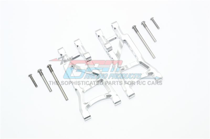 Traxxas Slash Pro 2WD Short-Course Truck Aluminum Rear Lower Suspension Arms - 1Pr Set Silver