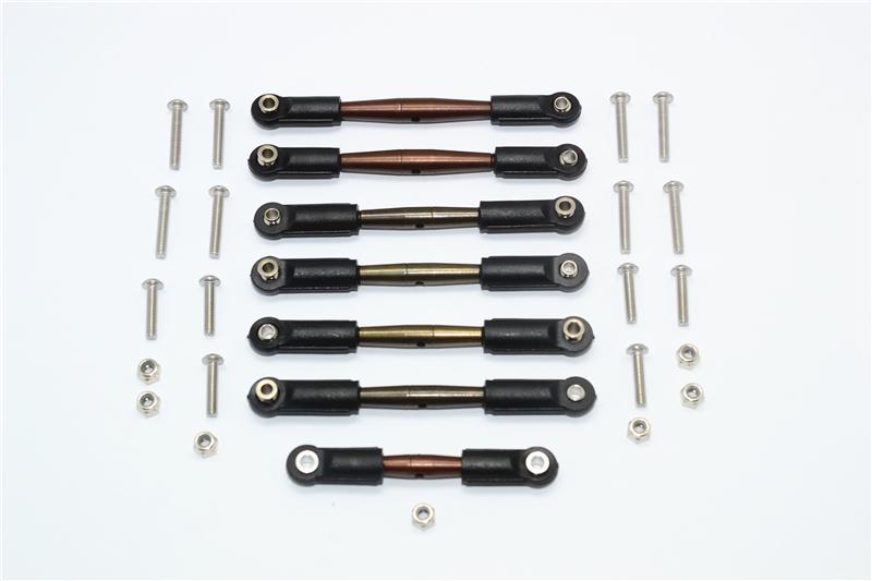 Traxxas Slash 2WD Ford F-150 Raptor (58064-2) Spring Steel Adjustable Tie Rods - 7Pc Set 