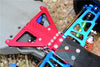 Traxxas Slash 4x4 LCG (68086-21) / Deegan 38 Fiesta (74054-6) Aluminum Front Gear Box Protector - 1Pc Set Gray Silver