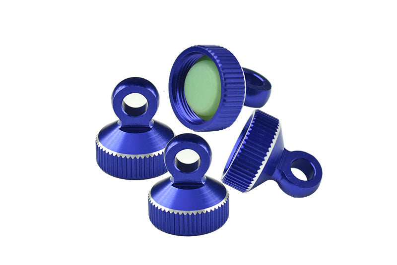 Aluminum 6061-T6 Damper Top Cap For GPM Optional And Original Shock Absorbers For Traxxas 1/10 RC Cars And Trucks - Blue