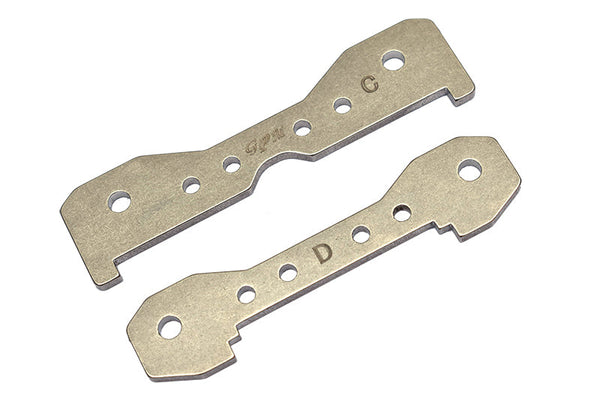 Traxxas 1/8 4WD Sledge Monster Truck 95076-4 Stainless Steel Rear Lower Bulkhead Tie Bar - 2Pc Set Original Color