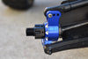 Aluminum 7075-T6 Hex Adapters (+6.5mm) For Traxxas 1:8 4WD Sledge 95076-4 /1:10 E-Revo 2.0 VXL Brushless 86086-4 / 1:10 4WD Maxx With WideMAXX 89086-4 - 16Pc Set Black