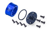 Medium Carbon Steel+Aluminum 7075-T6 Front Or Middle Or Rear Diff Case For Traxxas 1/8 4WD SLEDGE Monster Truck 95076-4 - Blue