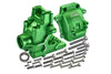 Aluminum 7075-T6 Front Or Rear Gear Box for Traxxas 1/8 4WD Sledge Monster Truck 95076-4 Upgrades - Green