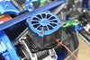 Aluminum 6061-T6 Motor Heatsink With Cooling Fan For Traxxas 1/8 4WD Sledge Monster Truck 95076-4 - 12Pc Set Green