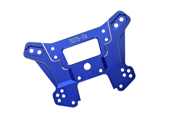 Traxxas 1/8 4WD Sledge Monster Truck 95076-4 Aluminum 7075-T6 Front Damper Plate - 1Pc Set Blue