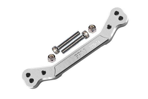 Aluminum 7075-T6 Steering Plate for Traxxas 1/8 4WD Sledge Monster Truck 95076-4 - 1Pc Set Silver