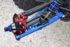 Aluminium 6061-T6 Front Lower Arms + Carbon Fibre Dust-Proof Protection Plate For Traxxas 1/8 4WD Sledge Monster Truck 95076-4 - 25Pc Set Black