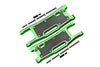 Aluminium 6061-T6 Rear Lower Arms + Carbon Fibre Dust-Proof Protection Plate For Traxxas 1/8 4WD Sledge Monster Truck 95076-4 - 28Pc Set Green