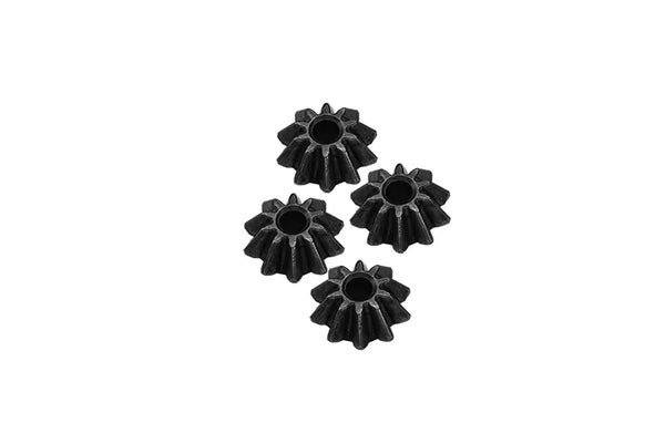 Medium Carbon Steel Front Or Center Or Rear Differential Pinion Gear For Traxxas 1:8 4WD SLEDGE 95076-4 / 1:10 4WD MAXX 89076-4 / 1:10 E-REVO 2.0 VXL BRUSHLESS 86086-4 Upgrades - Black