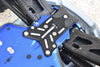 Aluminum 7075-T6 Front Chassis Protection Plate for Traxxas 1/8 4WD Sledge Monster Truck 95076-4 - 8Pc Set Silver