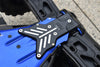 Traxxas 1/8 4WD Sledge Monster Truck 95076-4 Aluminum 7075-T6 Rear Chassis Protection Plate - 8Pc Set Blue