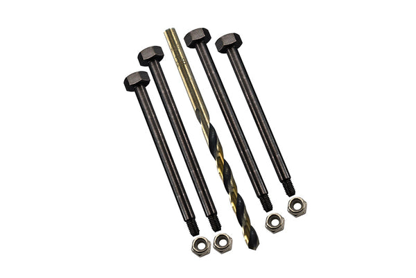 Medium Carbon Steel Front And Rear Outer Pins For Original Suspension For Traxxas 1/8 4WD Sledge Monster Truck 95076-4