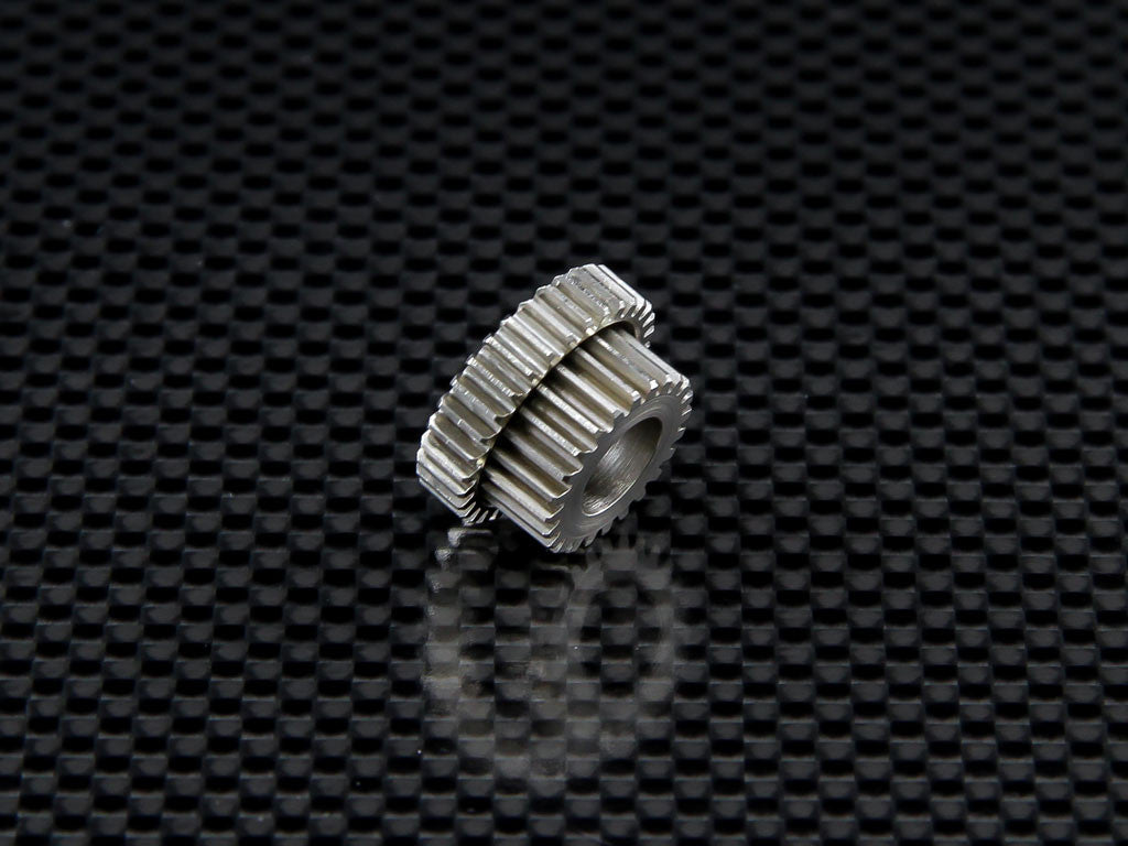 Kyosho Mini Inferno Steel CS Slipper Gear 24T & 32T - 1 Set Silver