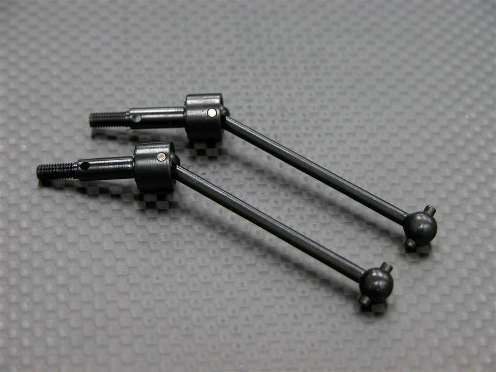 Kyosho Mini Inferno Steel Front Universal Swing Shaft (45mm CVD Design) - 1Pr Black