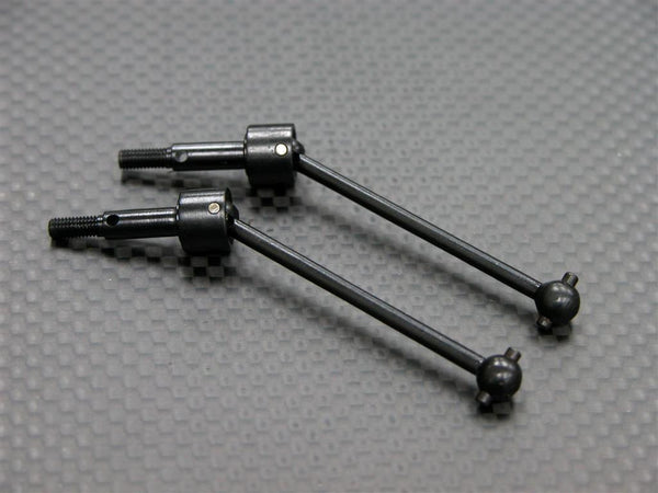 Kyosho Mini Inferno Steel Front Universal Swing Shaft (45mm CVD Design) - 1Pr Black