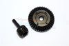 Axial SMT10 Grave Digger (AX90055) & MAX-D (AX90057) Hard Steel Gear Set For Differential Assembly - 2Pcs Black