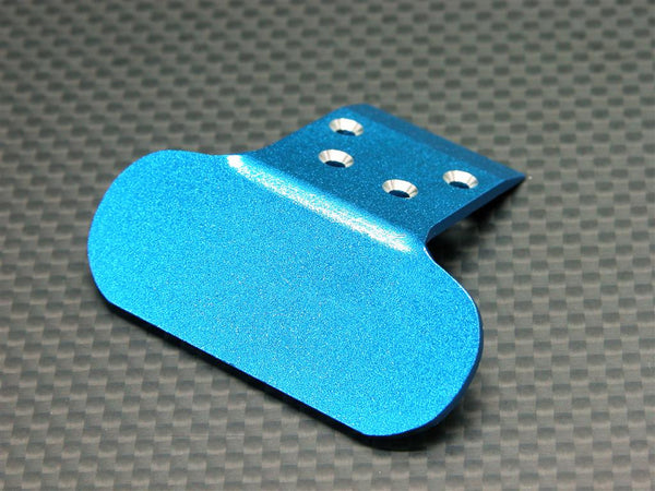 Team Losi Mini-T Aluminum Front Bumper (50mm Wide) Medium Size - 1Pc Blue