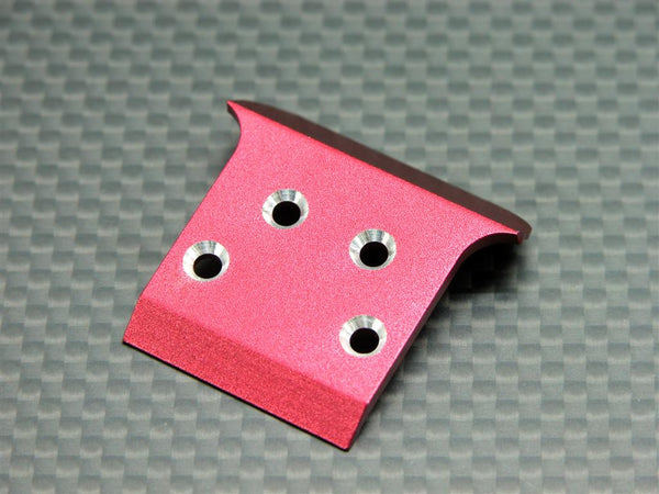 Team Losi Mini-T Aluminum Front Bumper (30mm Wide) - 1Pc Red