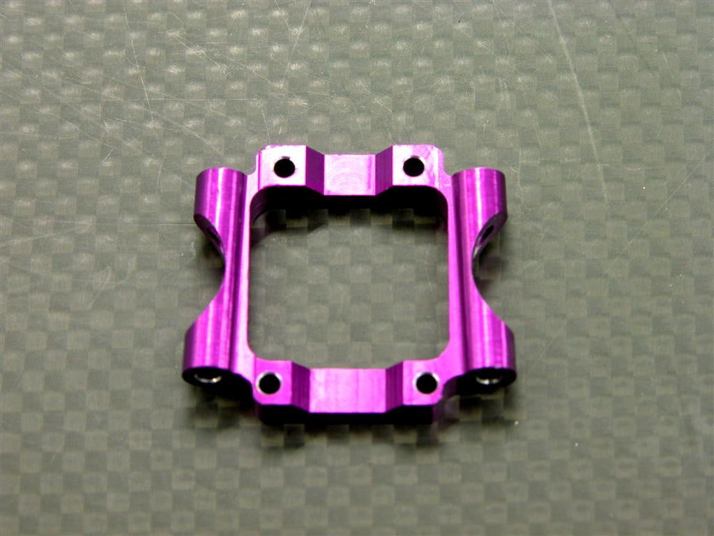Team Losi Mini-T Aluminum Rear Lower Pivot Block Set - 1Pc Purple