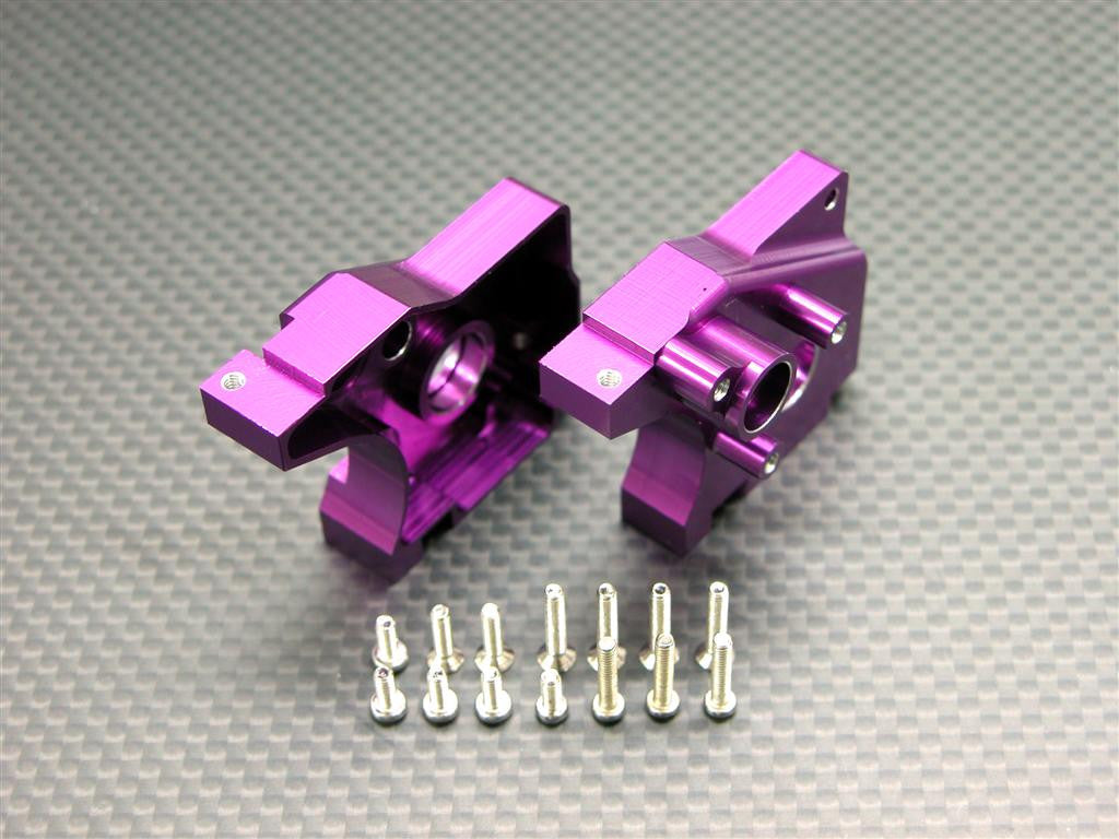 Team Losi Mini-T Aluminum Rear Gear Box - 1Pr Purple