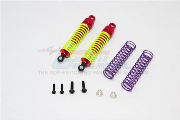 Team Losi Mini-T Aluminum Front Adjustable Spring Damper (55mm) - 1Pr Red