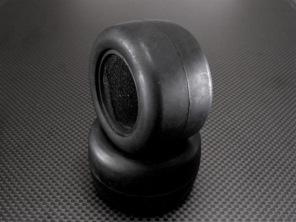 Team Losi Mini-T Front/Rear Rubber Slick Tires With Insert (40 Deg) -1Pr